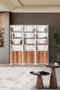 Hanah Home Evm 8301 Blanco y nogal